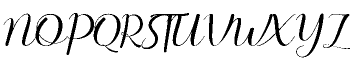 Serena Lewis Regular Font UPPERCASE