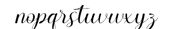 Serena Lewis Regular Font LOWERCASE