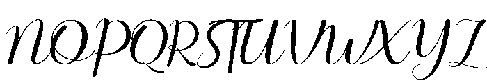 SerenaLewis-Regular Font UPPERCASE