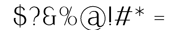 Serenata Font OTHER CHARS