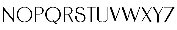 Serenata Font UPPERCASE