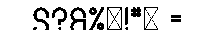Serendius Regular Font OTHER CHARS
