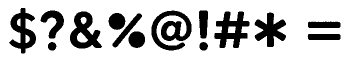 Serene Notes Display Regular Font OTHER CHARS
