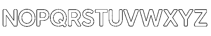 Serene Notes Display Regular Font LOWERCASE