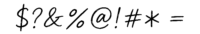 Serene Notes Regular Font OTHER CHARS