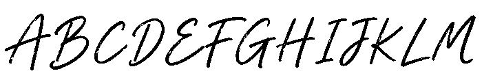 Serene Notes Regular Font UPPERCASE