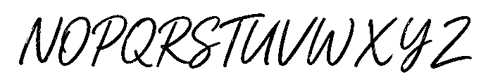 Serene Notes Regular Font UPPERCASE