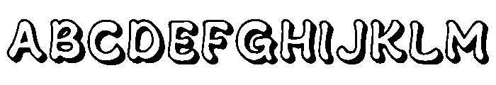 Serene_Scroll Font UPPERCASE