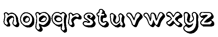 Serene_Scroll Font LOWERCASE
