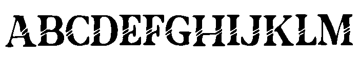 Serenidad Font UPPERCASE