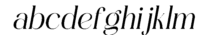 Serenity Bloom Italic FONT