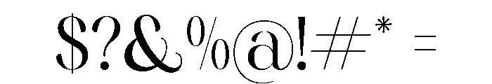 Serenity Bloom Regular Font OTHER CHARS