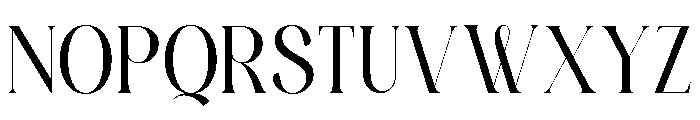 Serenity Bloom Regular Font UPPERCASE