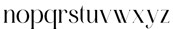 Serenity Bloom Regular Font LOWERCASE