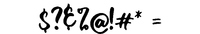 Serenity_Thread Font OTHER CHARS