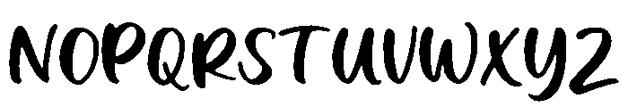 Serenity_Thread Font UPPERCASE
