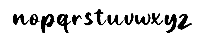 Serenity_Thread Font LOWERCASE