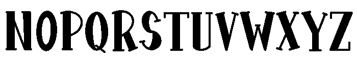 Serif tricks Font UPPERCASE
