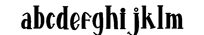 Serif tricks FONT