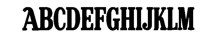 SerifLuxe Font UPPERCASE