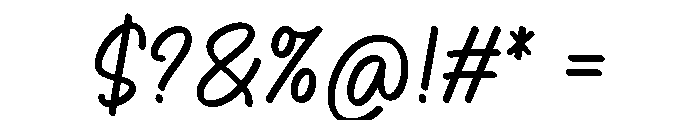 Seriously Baby Font OTHER CHARS