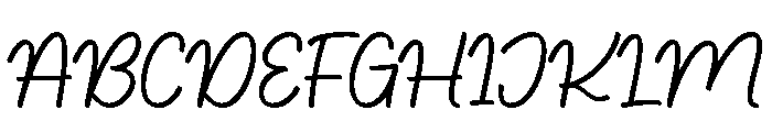 Seriously Baby Font UPPERCASE