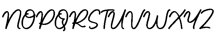 Seriously Baby Font UPPERCASE