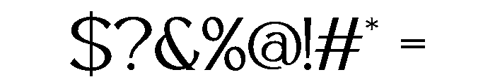 Serko-Regular Font OTHER CHARS