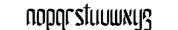 Serpentyx Font LOWERCASE