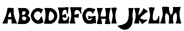 Serval Font UPPERCASE