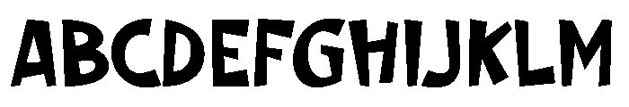 Serving Grinch Regular Font UPPERCASE