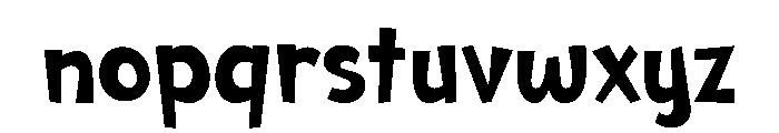 Serving Grinch Regular Font LOWERCASE