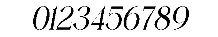 Sesbania Italic Font OTHER CHARS