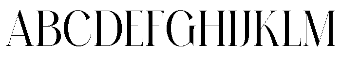 Sesbania Regular Font UPPERCASE