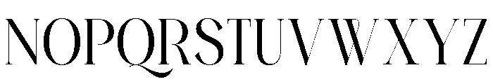 Sesbania Regular Font UPPERCASE