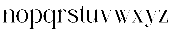 Sesbania Regular Font LOWERCASE