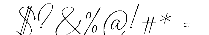 Sesillion Font OTHER CHARS