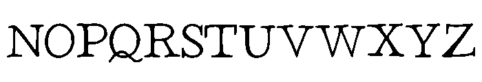 Seth Font UPPERCASE