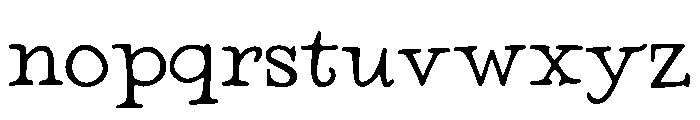 Seth Font LOWERCASE