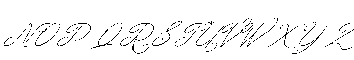 Setiany Font UPPERCASE