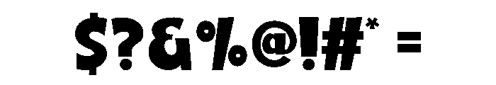 Seven Monkey Font OTHER CHARS