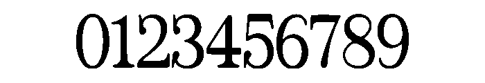 Seven Font OTHER CHARS