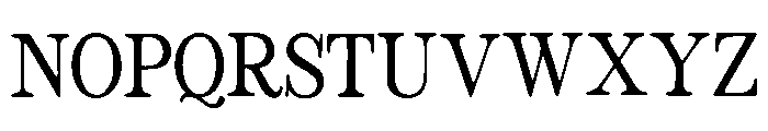 Seven Font UPPERCASE