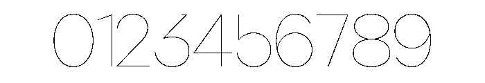 Severine Thin Font OTHER CHARS