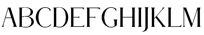 Sevone Font UPPERCASE