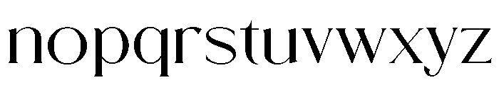 Sevone Font LOWERCASE