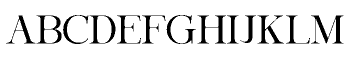 Sevora-Regular Font UPPERCASE