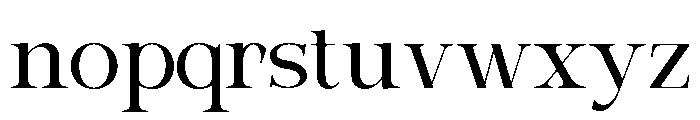 Sevora-Regular Font LOWERCASE