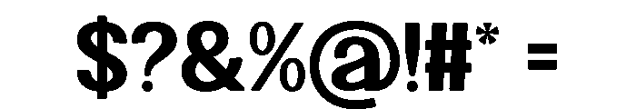 Seyna Regular Font OTHER CHARS