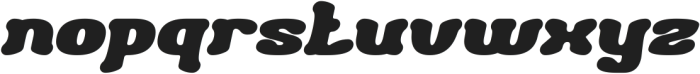 SEAFOOD Bold Italic otf (700) Font LOWERCASE